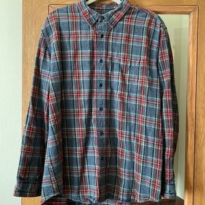 LL Bean Men’s flannel plaid shirt